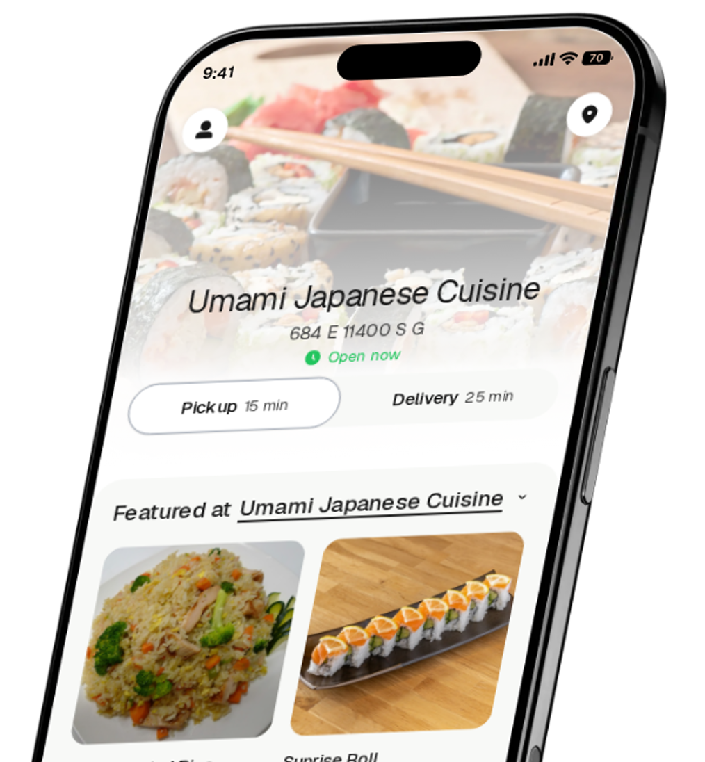 Umami Japanese Cuisine app preview